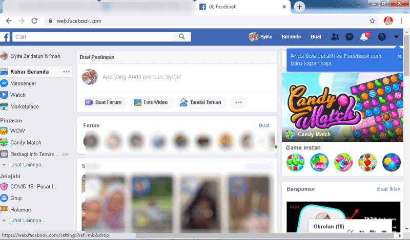 Cara merubah tampilan facebook ke versi yang lama 8 tampilan facebook klasik