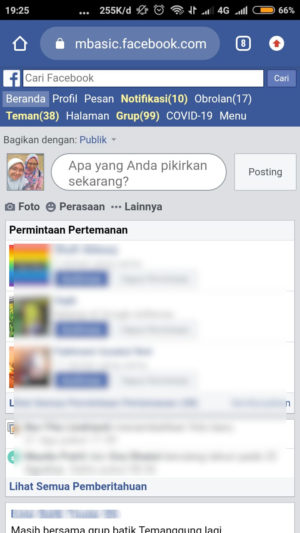 Cara merubah tampilan facebook ke versi yang lama 3 tampilan facebook basic atau dasar
