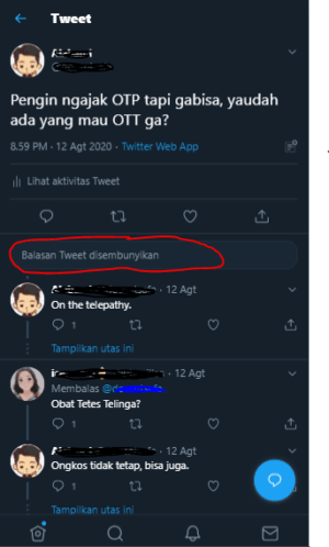 Cara menggunakan fitur "sembunyikan balasan tweet" di Twitter 8 Cara menggunakan fitur "sembunyikan balasan tweet" di Twitter 7