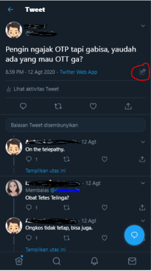 Cara menggunakan fitur "sembunyikan balasan tweet" di Twitter 10 Cara menggunakan fitur "sembunyikan balasan tweet" di Twitter 9