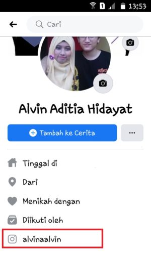 Cara menambahkan link Instagram di bio Facebook 1 link instagram di bio facebook seseorang