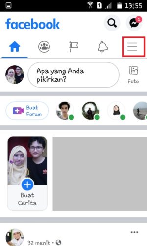 Cara menambahkan link Instagram di bio Facebook 2 Halaman utama Facebook