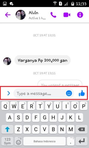 Apa itu inbox di Facebook? apa bedanya dengan messenger? 18 Tap "kotak teks" untuk mengirim pesan.