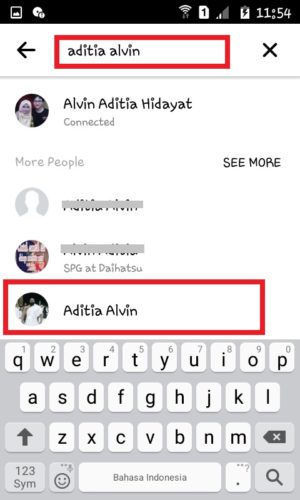 Apa itu inbox di Facebook? apa bedanya dengan messenger? 20 masukan nama akun yang kamu cari di kolom "Search"