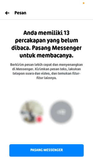 Cara chat dan cek inbox di Facebook tanpa messenger 1 tampilan aplikasi facebook ketika kita membuka inbox