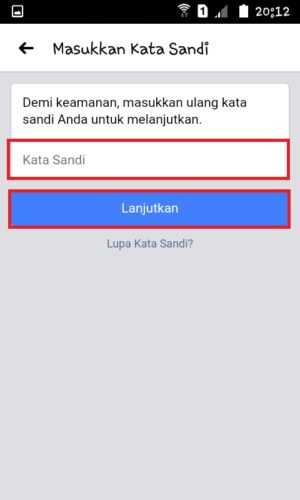 Cara menambahkan admin di halaman Facebook 8 Masukan kata sandi