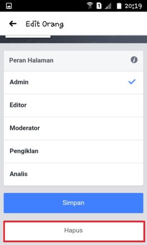 Cara menambahkan admin di halaman Facebook 16 Tap tombol "Hapus" di menu "Peran Halaman" untuk menghapus admin.