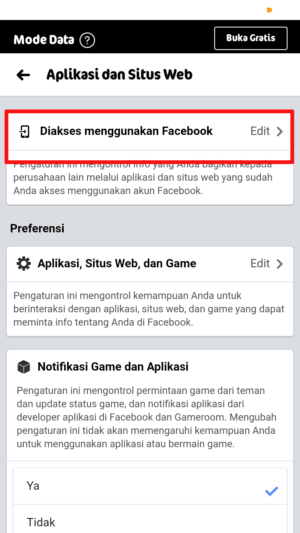 Cara Menghubungkan Twitter Ke Facebook Dan Sebaliknya 29 tap "diakses menggunakan Facebook"