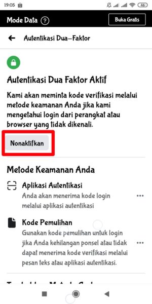 Cara menonaktifkan autentikasi dua faktor Facebook 7 cara menonaktifkan autentikasi dua faktor facebook