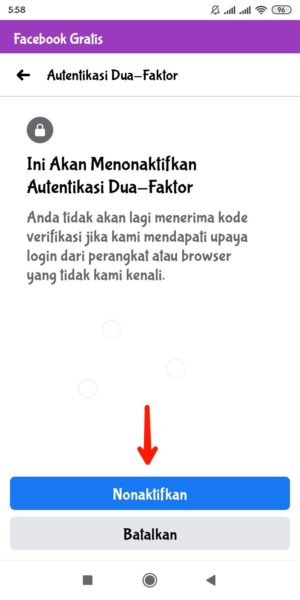 Cara menonaktifkan autentikasi dua faktor Facebook 8 cara menonaktifkan autentikasi dua faktor facebook