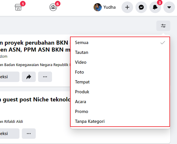 Cara menyimpan postingan di Facebook (tanpa download) 2 Cara menyimpan postingan di Facebook (tanpa download) 1