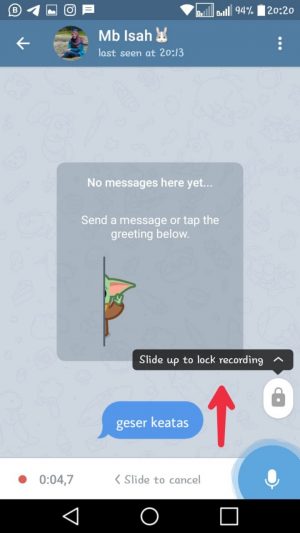 Cara mengirim pesan suara (VN) di Telegram 8 Cara mengirim pesan suara (VN) di Telegram 7