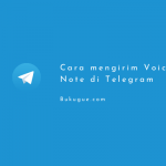 Cara mengirim pesan suara (VN) di Telegram