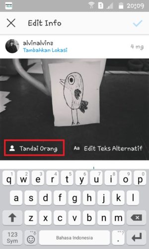 Cara nge-tag dan mention di Instagram (untuk pemula) 1 fitur "Tandai Orang"