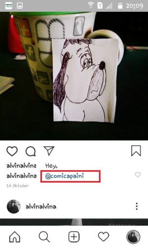 Cara nge-tag dan mention di Instagram (untuk pemula) 2 mention di komentar