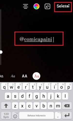 Cara nge-tag dan mention di Instagram (untuk pemula) 26 Tap "Selesai"