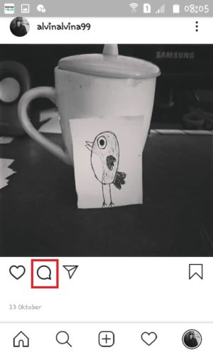 Cara nge-tag dan mention di Instagram (untuk pemula) 31 Tap icon komentar