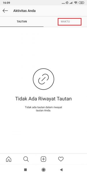 Cara mengetahui berapa lama waktu terpakai main Instagram 4 Tap "Waktu".