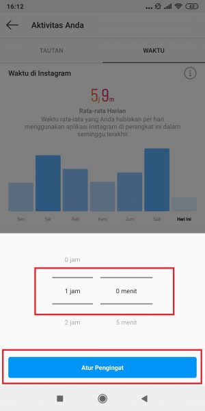 Cara mengetahui berapa lama waktu terpakai main Instagram 8 Tentukan berapa lama kamu ingin bermain Instagram setiap harinya