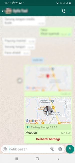 Cara share lokasi lewat WhatsApp (panduan lengkap) 16 selesai membagikan lokasi terkini