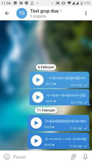 Cara mengirim pesan suara (VN) di Telegram 6 Cara mengirim pesan suara (VN) di Telegram 5