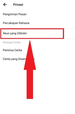 Cara memblokir pesan dan panggilan di Messenger 10 klik akun yang di blokir