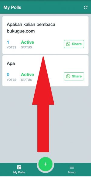 Cara membuat polling di WhatsApp 17 klik polling yang di buat