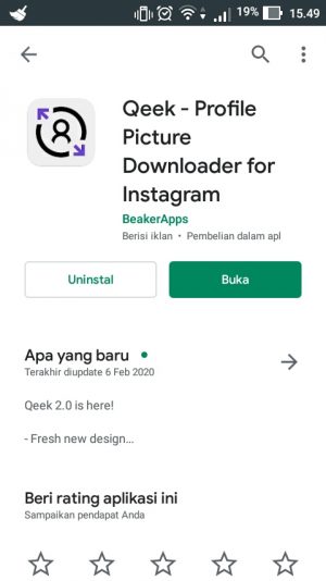 Cara download foto profil Instagram ukuran penuh 9 unduh aplikasi qeek