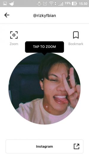 Cara download foto profil Instagram ukuran penuh 12 tap to zoom
