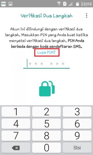 Cara mengatasi lupa kode verifikasi 2 langkah WhatsApp (bisa tanpa email) 5 Tap "Lupa PIN?".