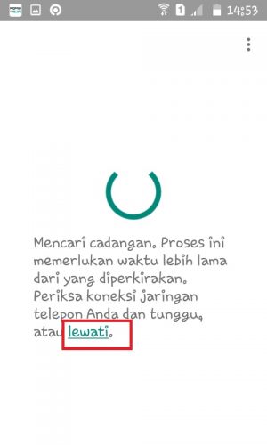 Cara mengatasi lupa kode verifikasi 2 langkah WhatsApp (bisa tanpa email) 16 Tap "Lewati".