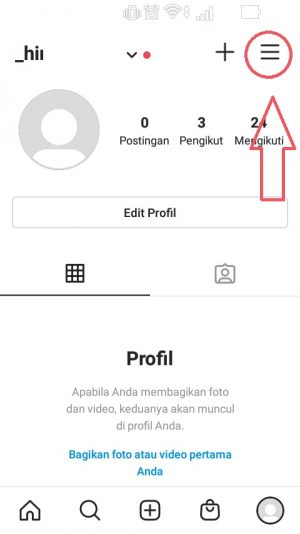 Cara Mengganti Tema DM Instagram 7 pilih tombol titik tiga