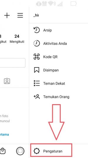 Cara Mengganti Tema DM Instagram 8 pilih pengaturan