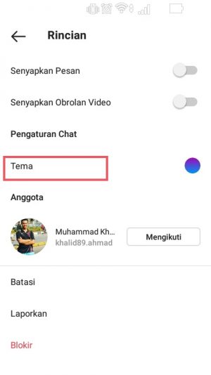 Cara Mengganti Tema DM Instagram 14 Cara Mengganti Tema DM Instagram 13