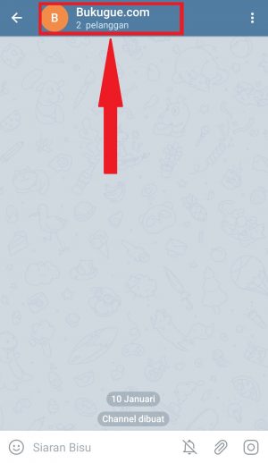 Cara menambahkan fitur komentar di channel Telegram 2 buka profil telegram