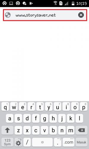 Cara download story Instagram tanpa aplikasi tambahan 2 Buka https://www.storysave.net di browser.