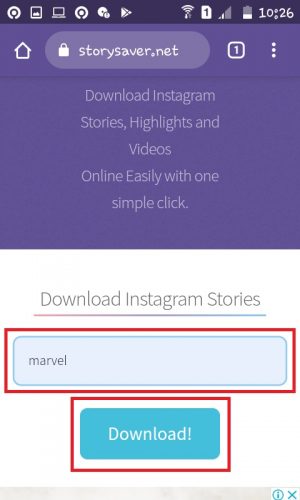 Cara download story Instagram tanpa aplikasi tambahan 3 ketik nama akun Instagram dan tap "Download!".