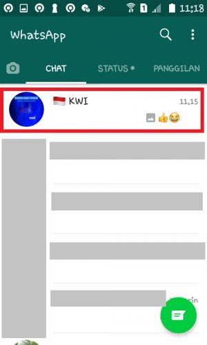 Cara menambahkan stiker baru di WhatsApp 22 Tap Grup WA.