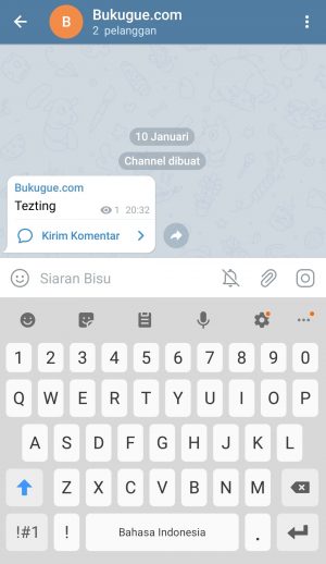 Cara menambahkan fitur komentar di channel Telegram 11 contoh pesan yang di kirim ke channel