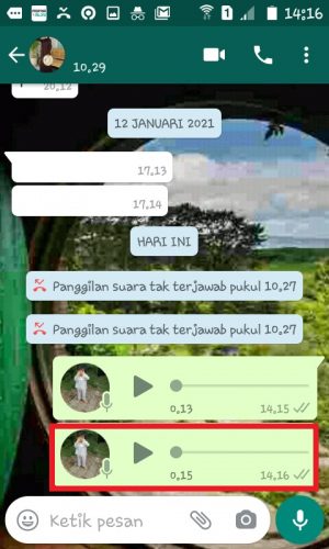 Apa itu VN (voice note) di WA? Bagaimana menggunakannya? 4 Voice note sudah terkirim.