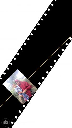 Cara membuat efek roll film di story Instagram 31 atur posisi foto