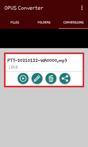 Cara menyimpan voice note WhatsApp menjadi MP3 9 voice note sudah berhasil diubah ke mp3.