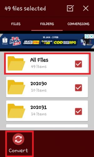 Cara menyimpan voice note WhatsApp menjadi MP3 11 Tap "All FIles".