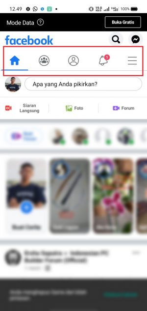 Cara Mengatur Bilah Pintasan di Facebook 2 Cara Mengatur Bilah Pintasan di Facebook 1