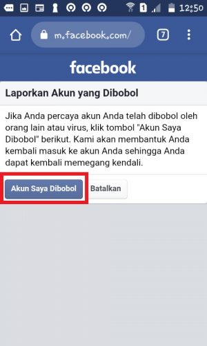 Cara mengembalikan akun Facebook yang di Hack (Panduan Lengkap) 2 Tap "Akun Saya Dibobol".