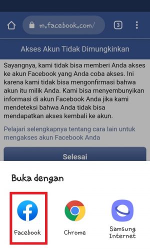 Cara mengembalikan akun Facebook yang di Hack (Panduan Lengkap) 14 Tap "Facebook".
