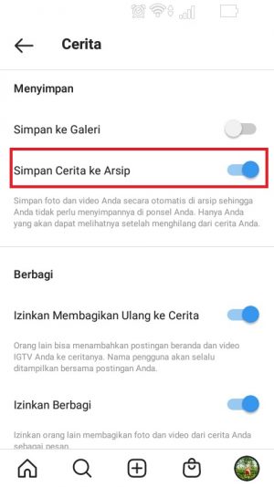 Cara mengarsipkan story di Instagram (agar tidak hilang) 6 Cara mengarsipkan story di Instagram (agar tidak hilang) 5