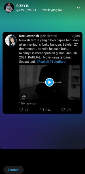 Cara membuat dan menggunakan fleet di Twitter 24 Cara membuat dan menggunakan fleet di Twitter 23