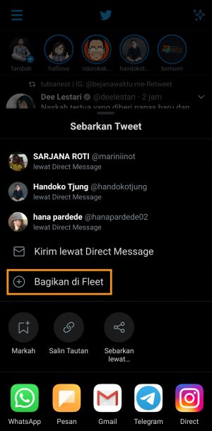 Cara membuat dan menggunakan fleet di Twitter 20 Cara membuat dan menggunakan fleet di Twitter 19