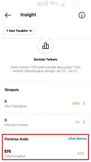 Cara melihat dan membaca Insight Instagram 7 pemirsa